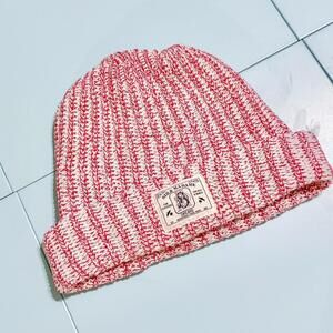 Sir & Madame Chicago Red & White 100% Cotton Beanie